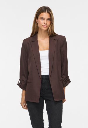 VILA, VINICE 3/4 LOOSE BLAZER - NOOS - Manteau court - coffee bean