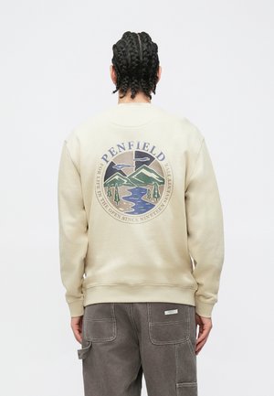 CIRCLE RIVER VIEW CREW - Sweatshirt - sand