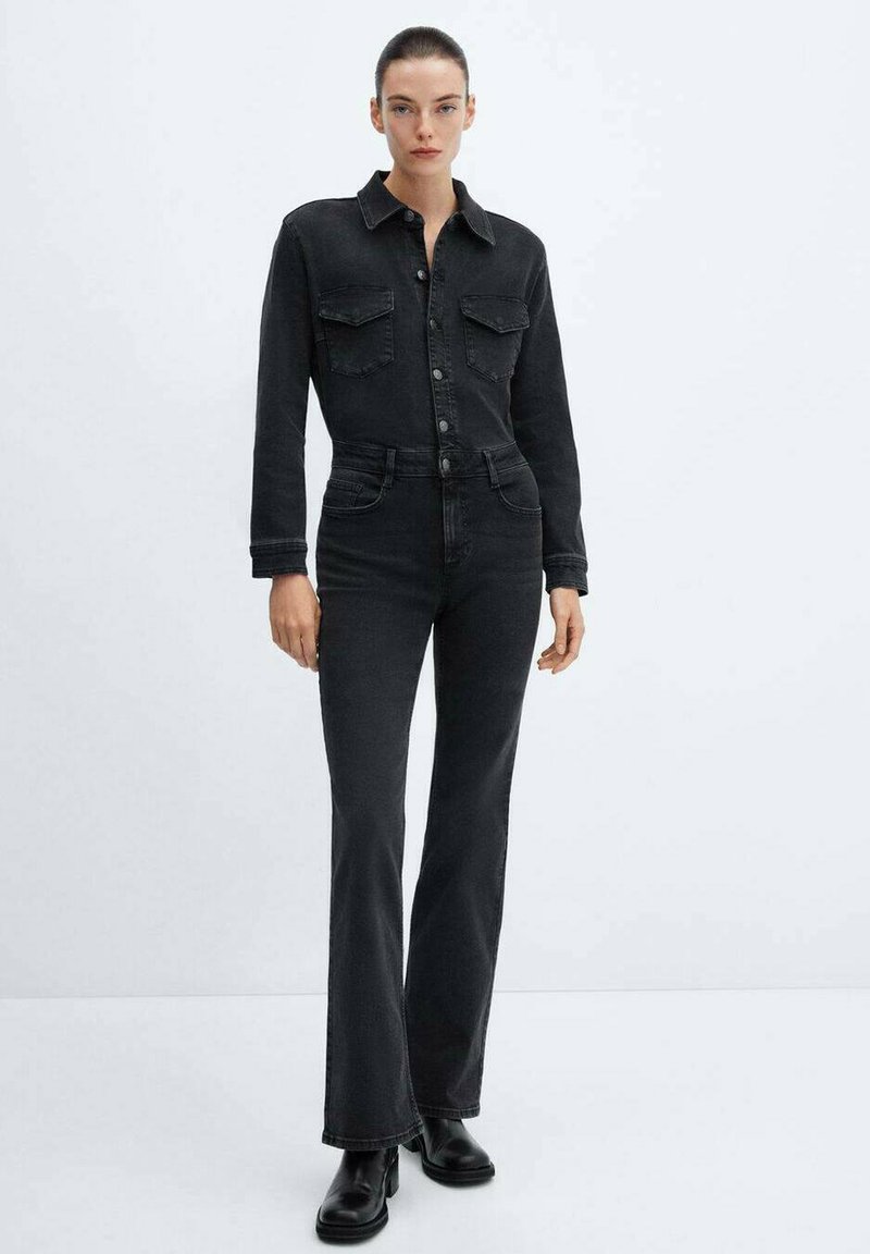 Mango - JUDITH - Overal - black denim, Zvětšit