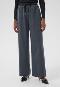 Kaffe NEVIL - Broek - dark grey melange