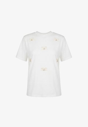 myMo, T-shirt con stampa - white