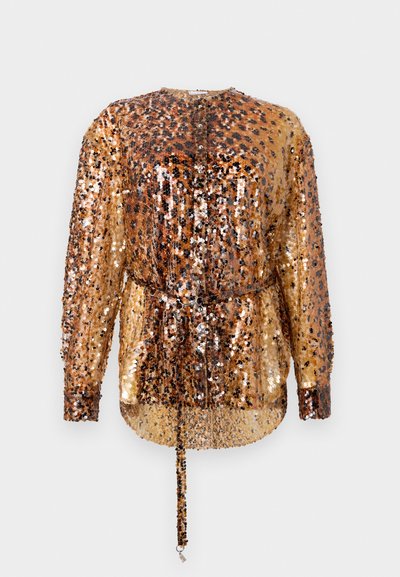 Rabanne Blūze - hairy/brown/black