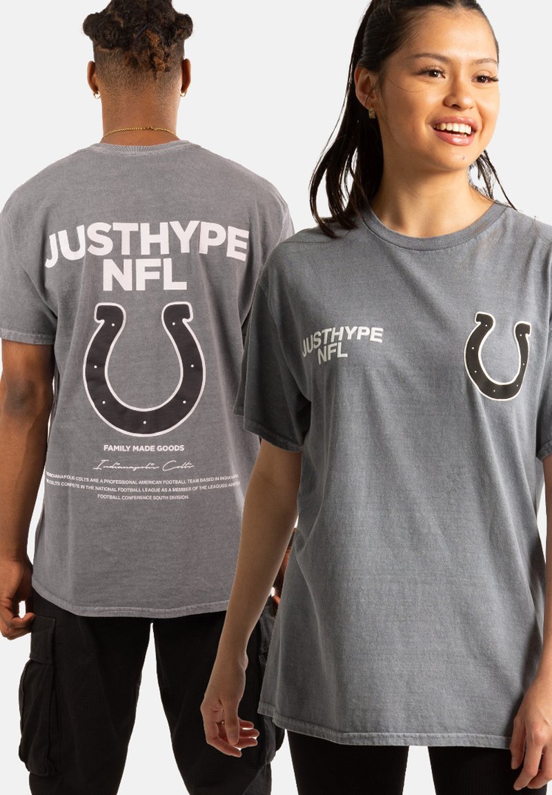 Hype T-shirt print grijs