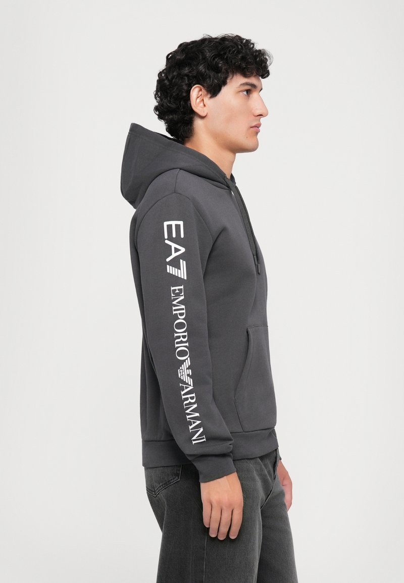 Felpa Uomo Slim Fit Autunno Con Scollo A V, Maniche Lunghe, In Ecopelle Splicing E Design Allacciatura, Comfortevole E Alla Moda, Grigio