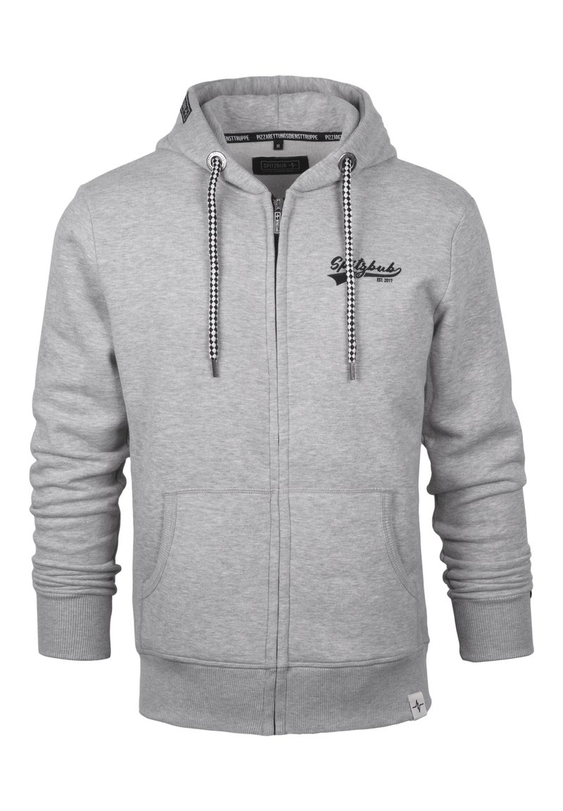 Spitzbub Sweat zippé - grey