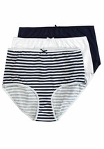 Ulla Popken Lot De 3 Slips Femme - Confort Quotidien