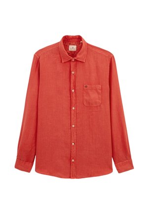PLAIN LONG-SLEEVED - Chemise - rust