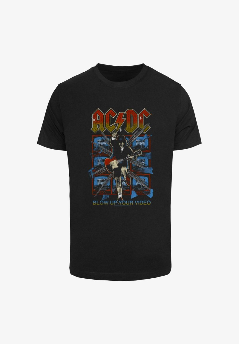 Merchcode ACDC BLOW UP YOUR VIDEO T-shirt print black/zwart