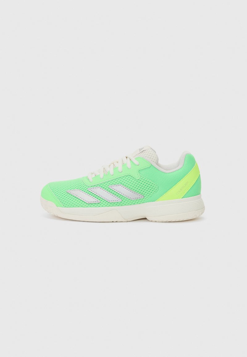 adidas Performance - COURTFLASH UNISEX - Multicourt Tennisschuh - pure teal/silver-coloured/lucid lemon, Vergrößern