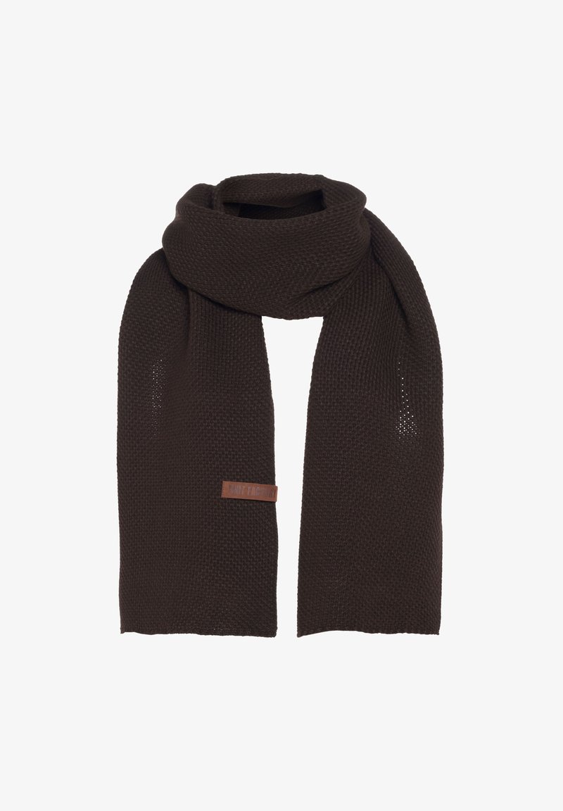 Knit Factory Sjaal - dark brown