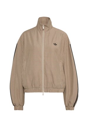 adidas Originals, CHECKS TRACK TOP - Chaqueta de entrenamiento - crystal linen aurora coffee