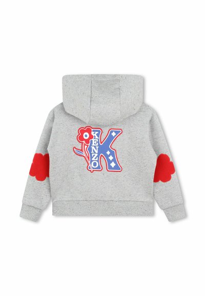 KENZO kids JOGGING - Sweat zippé - gris chine