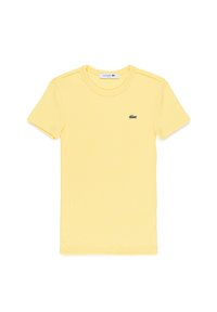 T-shirt basique - jaune pastel