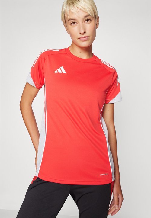 adidas Women's Tiro 25 Competition Jersey Pure Ruby/Team Grey Four — foto 4