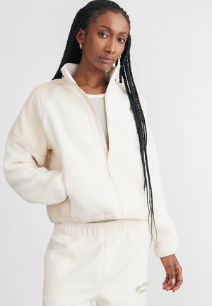 HIGH JACKET - Jachetă din fleece - white