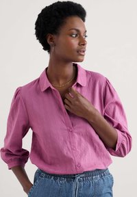 Seasalt Cornwall - HOPE COTTAGE - Button-down blouse - orchid swatch Thumbnail Image 1