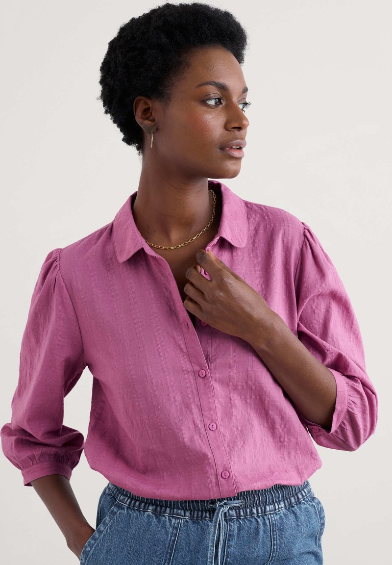 Seasalt Cornwall - HOPE COTTAGE - Button-down blouse - orchid swatch, Enlarge
