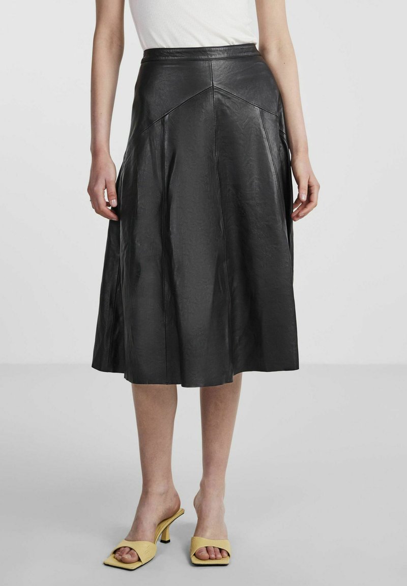 YAS YASHANNAH MIDI - A-line skirt - black - Zalando