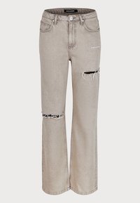 ROMANI HIGH WAIST - Wide leg - washed coast sand