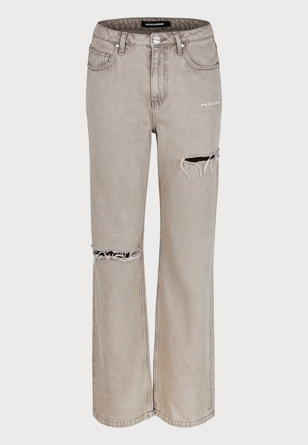 ROMANI HIGH WAIST - Wide Leg - washed coast sand4