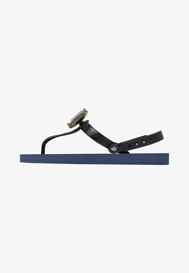 Uzurii SELENA DIAMOND - Sandales tongs - navy blue