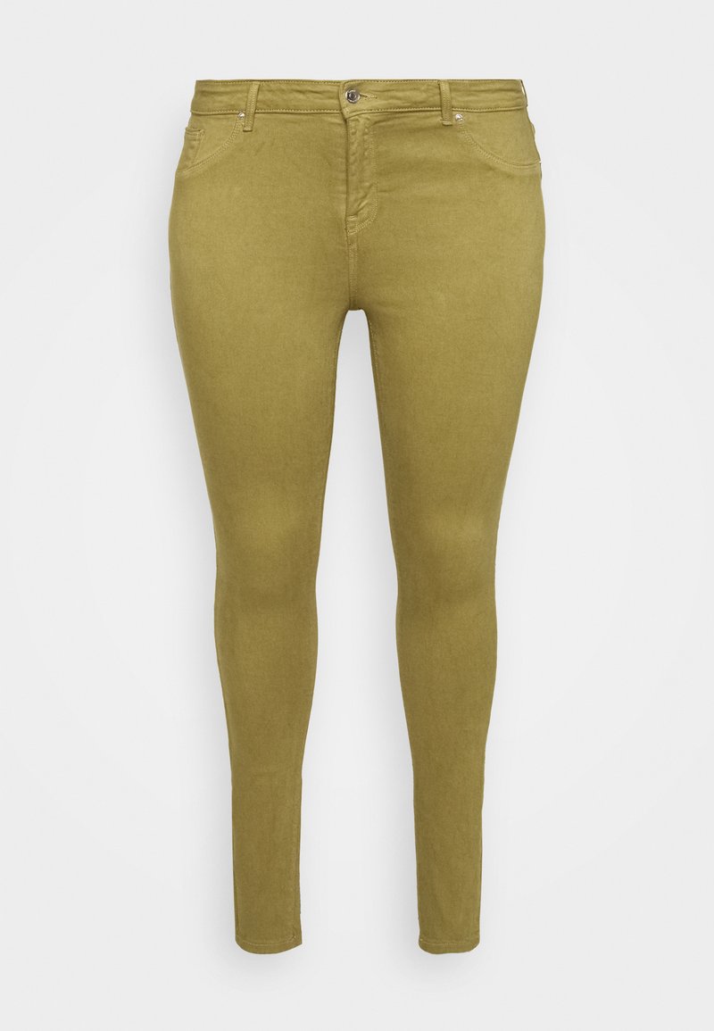 ONLY Carmakoma Jeans Skinny Fit groen