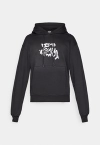 REAL GRAPHIC HOODIE - Φούτερ με κουκούλα - black