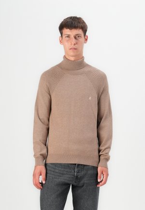 TURTLENECK - Strikkegenser - camel