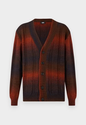 DEGRADE BUTTONED CARDIGAN - Cardigan - tobacco