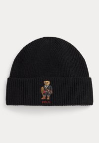 POLO BEAR RIB-KNIT BEANIE - Mütze - black