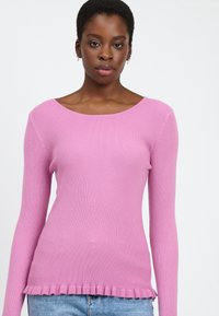 INFLUENCER RUCHED HEM - Maglione - pink