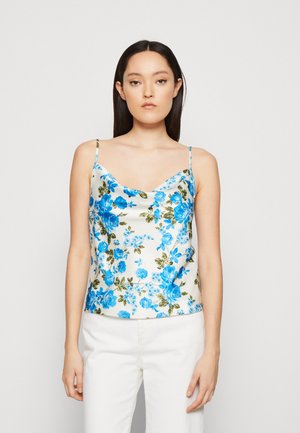 VILA VIRAVENNA  - Μπλούζα - birch/blue