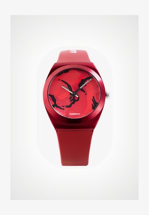 D1 Milano, D1 X AAPE: RED CANVA - LIMITED EDITION WATCH 34MM - Montre - red