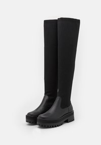 Even&Odd Wide Fit Botas mosqueteras - black