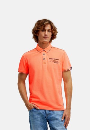 Camp David, CAMP DAVID POLOSHIRT WINDSURFING KURZARMSHIRT MIT POLOKRAGEN - T-Shirt print - orange