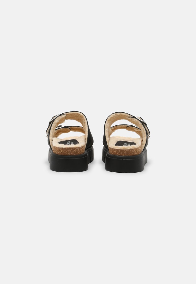Damen Sneaker | Lazamani Pantolette flach black/schwarz - SE46079 Damen Sneaker | Lazamani Pantolette flach black/schwarz - SE46079