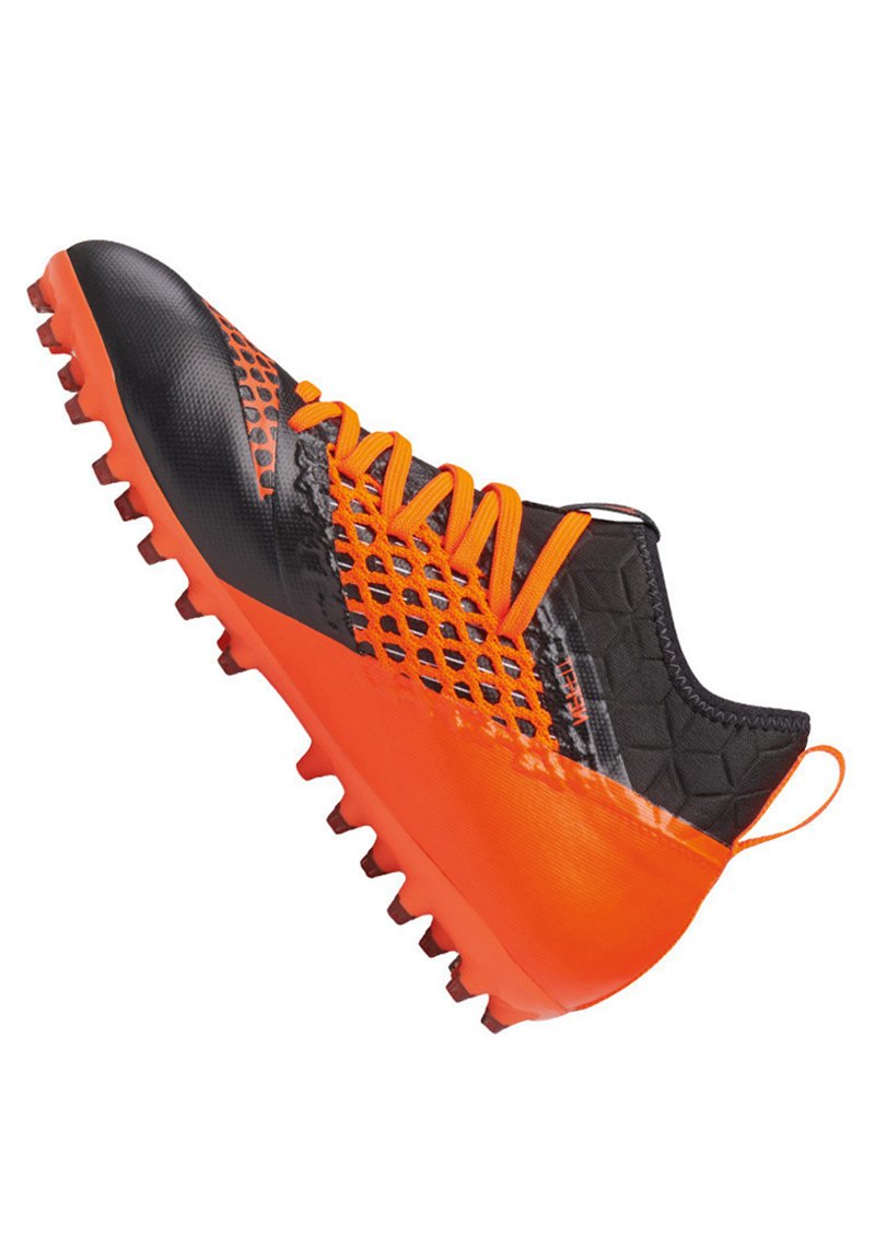 Puma FUSSBALL - Botas de fútbol multitacos - schwarzorange/negro -  Zalando.es