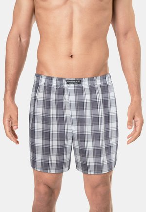 Normani, 3 STÜCK HERREN WEB BOXERSHORTS PACK - Weite Boxershorts - grau