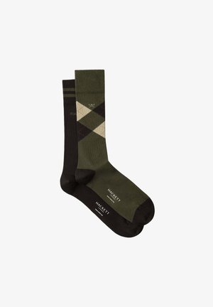 Hackett London ARGYLE 2 PACK - Calze - duck green