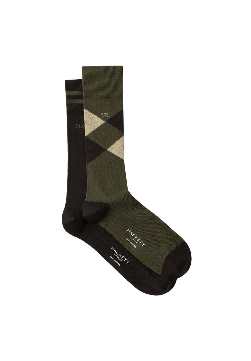 Hackett London ARGYLE 2 PACK - Socken - duck green