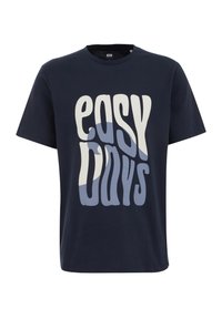 Tricou cu imprimeu - dark blue