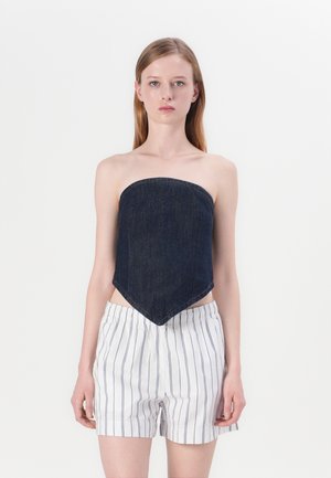 PRIDE BARE SCARF HEM - Blouse - dark blue