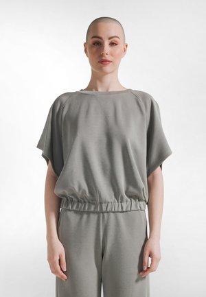 SOFT TOUCH HALF SLEEVES - T-paita - green sage