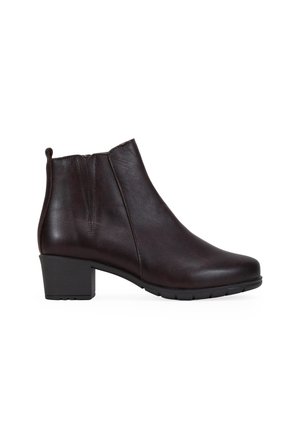 CON CREMALLERA - Botines - marron