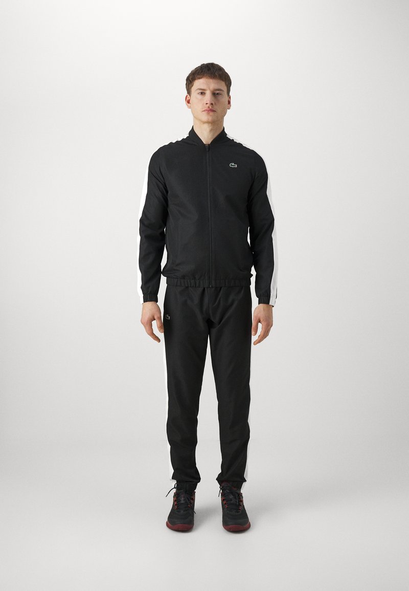 Lacoste Sport TRACKSUIT - Tuta - noir/blanc