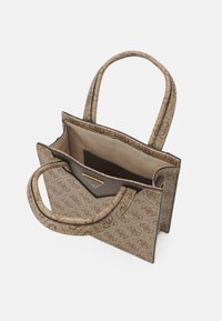 Guess VEZZOLA UNISEX - Håndveske - beige/brown
