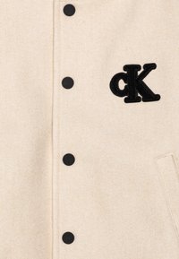 Calvin Klein Jeans HEATHER VARSITY - Giubbotto Bomber - oatmeal heather