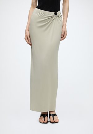 Good American MAXI SKIRT - Pencil φούστα - mushroom