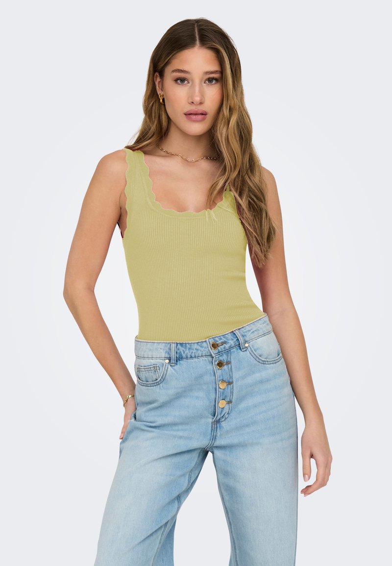 JDY Knitted JDYNANNA Knitted - Top - hellgrün