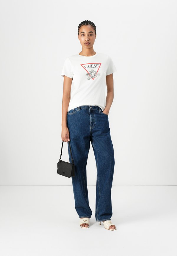 FLOWER BLING EASY TEE - Print T-shirt4